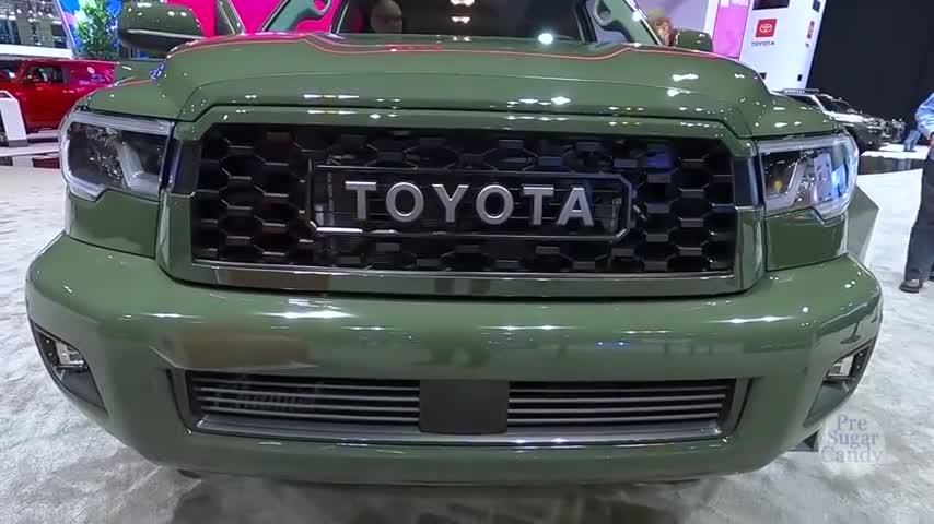新车展示，实拍2020款丰田红杉TRDPro，太霸气了！