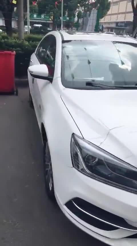 新款国产帝豪汽车真帅气。