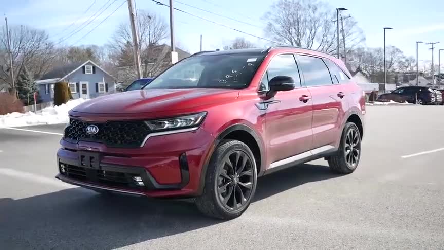 高清实拍2021款起亚索兰托，外观内饰近距离了解后，给个不买理由