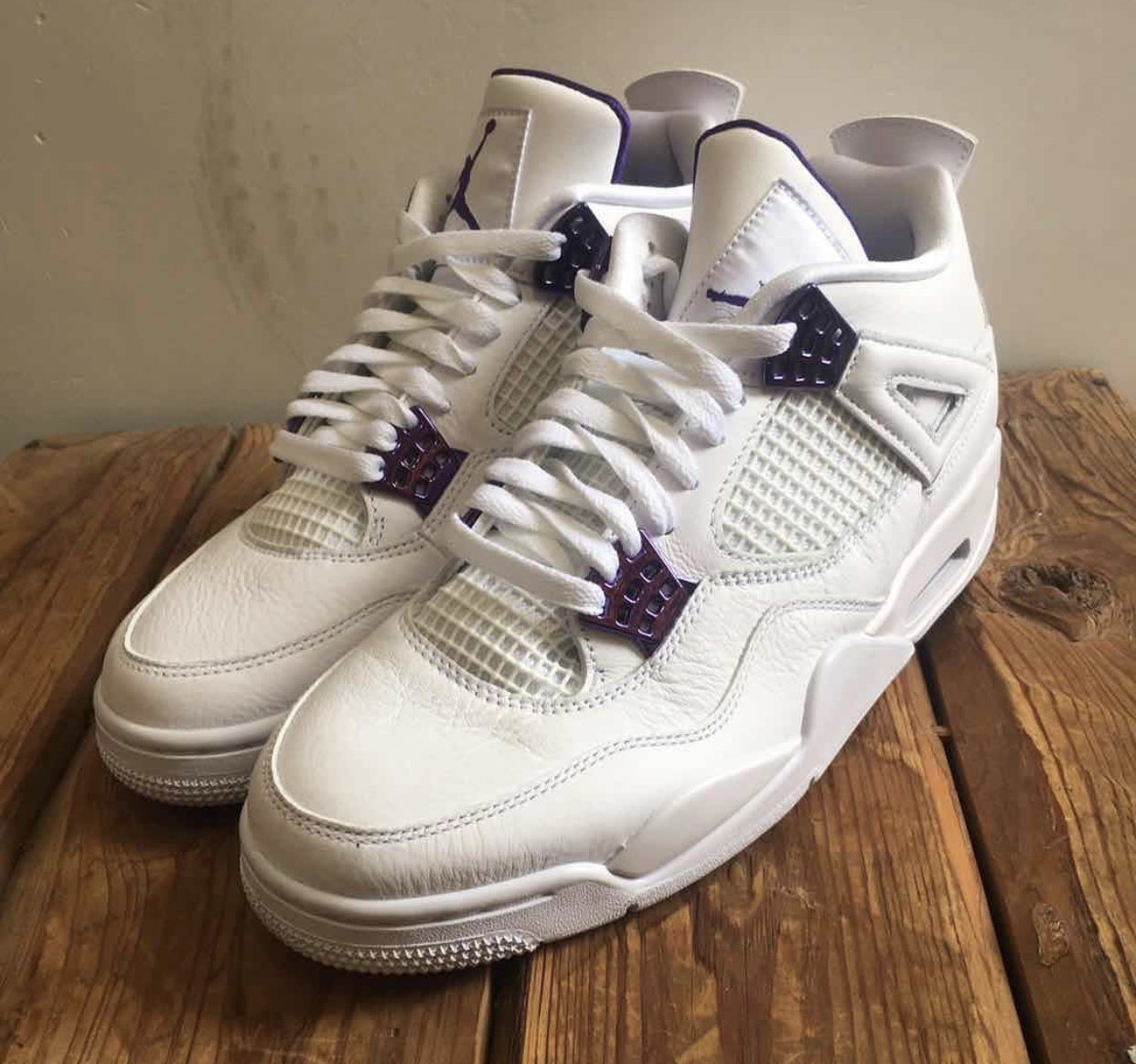 来看看我如何保养aj4purplemetallic白紫