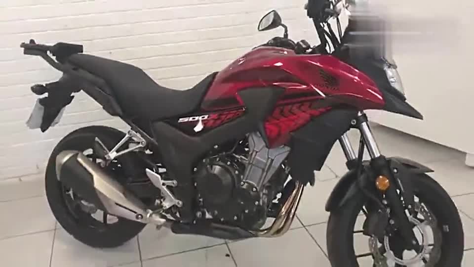 本田CB500X实车展示，双缸动力，颜值出众，关键国内有售