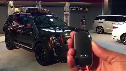 2019款起亚Telluride抢先实拍，看到外观和内饰果断放弃大众途昂