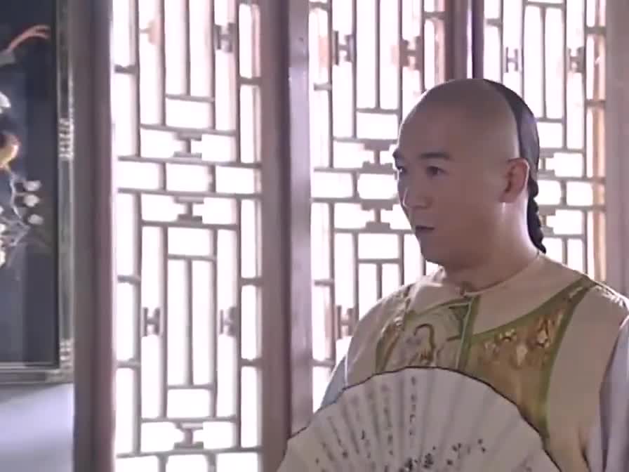 纪晓岚为博美人一笑在扇子上作画吟诗相送