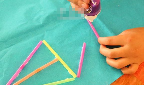 简单吸管风筝手工制作图解教程