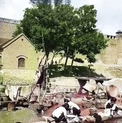 济南旧影1942:民国时期,泉城济南的一道亮丽风景