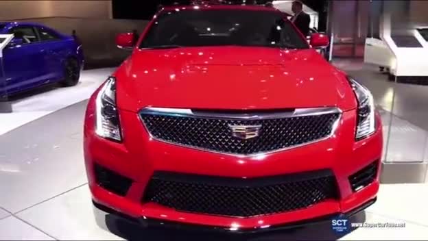 车展实拍新款凯迪拉克ATS，炫酷的外形让人一眼就爱上他