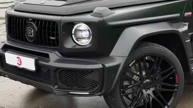 700万的2020款奔驰巴博斯G700实拍，开上路后才知道有多霸气