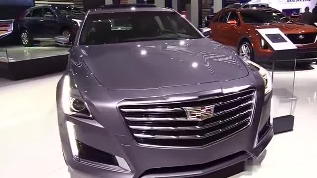 全新凯迪拉克CTS亮相车展，家族式前脸帅气十足