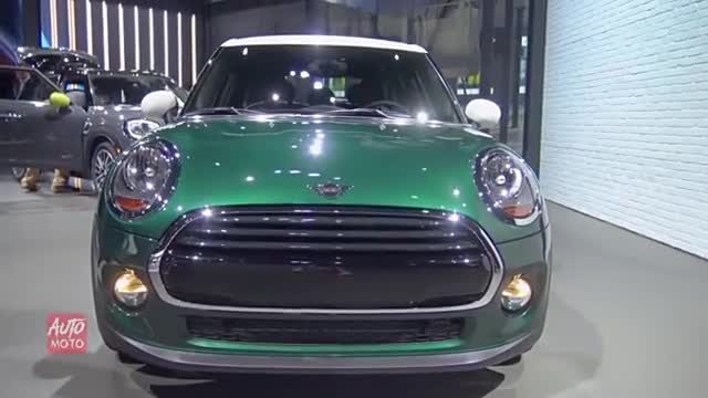 新款Mini Cooper亮相车展，依旧保持着经典造型