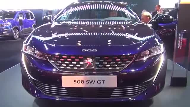 车展实拍全新标致508 SW GT细节，你觉得这台车怎么样