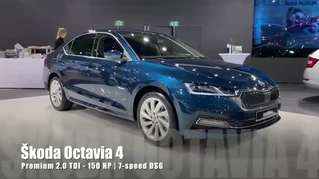 2020款斯柯达Octavia，外国车展精