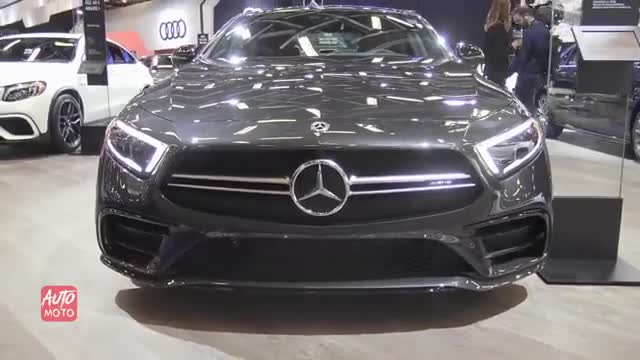 车展实拍全新奔驰CLS53豪华轿车细节，你喜欢这台车吗？