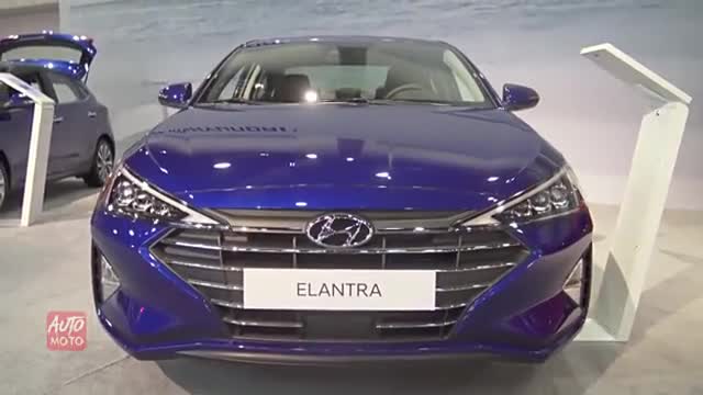 全新现代伊兰特亮相海外车展，整车设计运动感十足