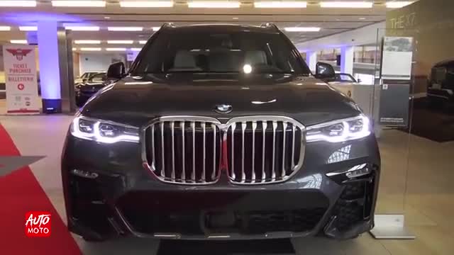 车展实拍全新宝马X7豪华SUV细节，这台车还是那么大气