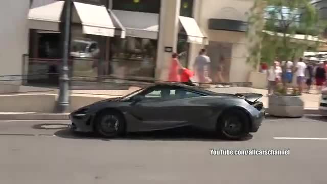 国外街边跑车展示拥有运动精致