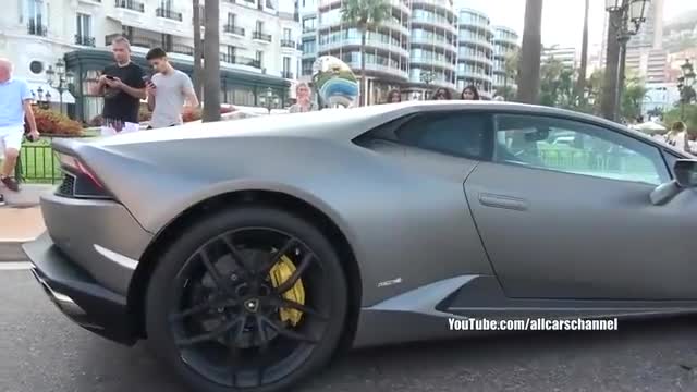 摩纳哥实拍帅气跑车欣赏车身设