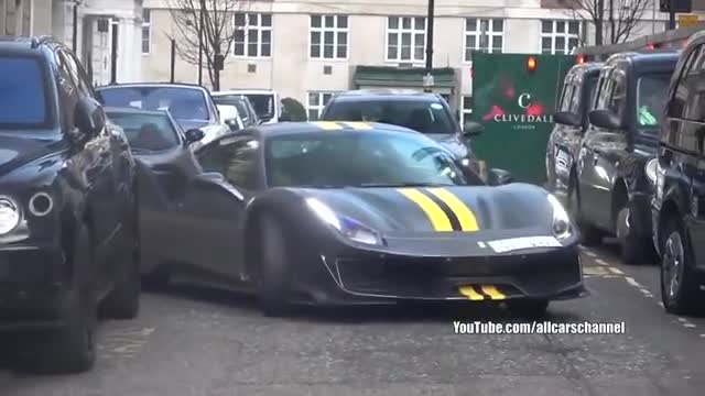 实拍豪华跑车海外疯狂加速强劲