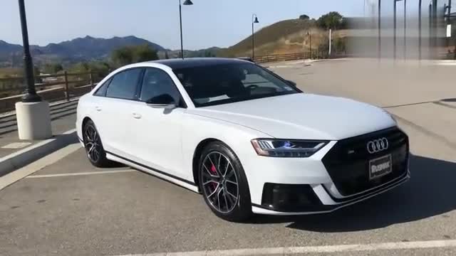 实拍欣赏2020款奥迪S8，这车也太帅