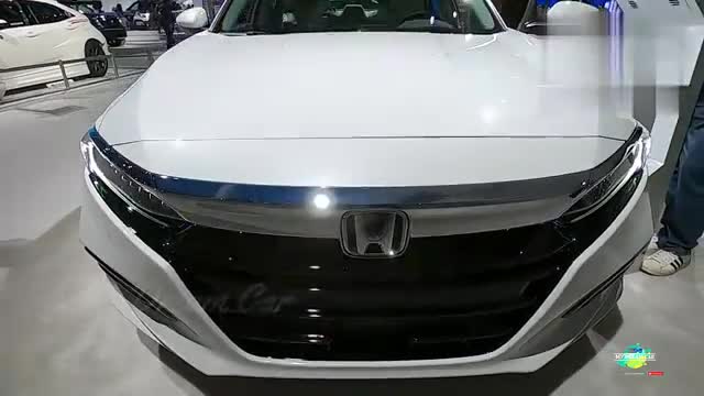 本田雅阁实车展示，看到外观和内