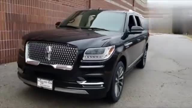 林肯领航员实车展示，外观与内饰