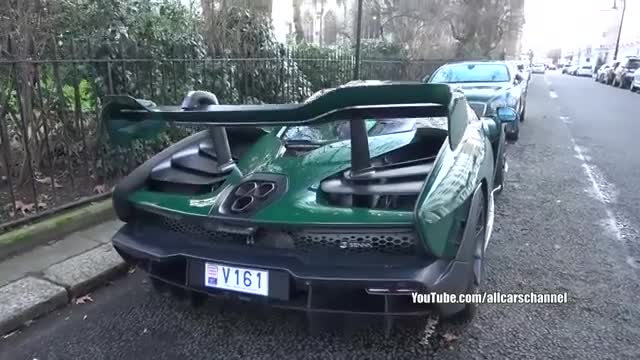 伦敦实拍帅气跑车展示，强势的尾