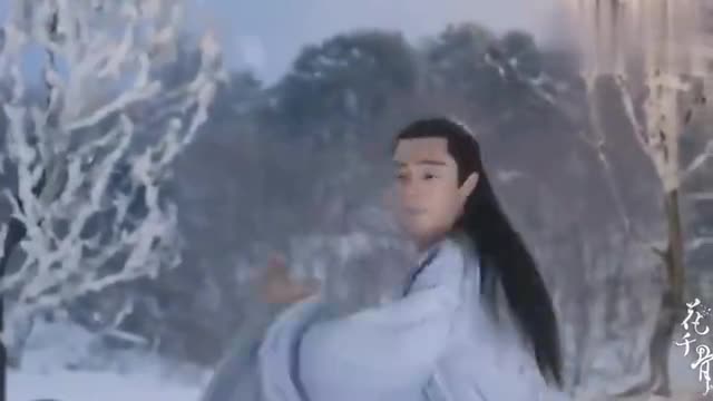 花千骨:白子画和小骨在雪中嬉闹,这段欢乐时光太甜美,可惜短暂
