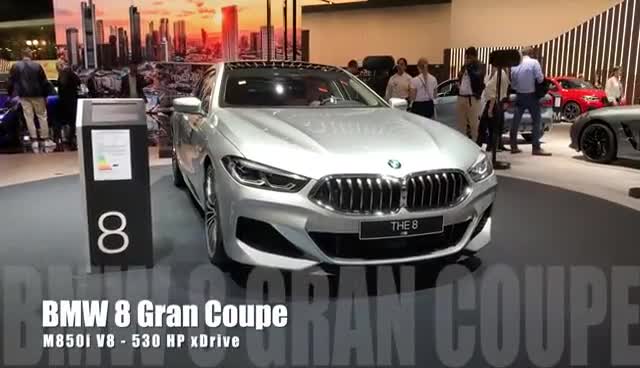 2020款BMWM850iGranCoupe，海外车展