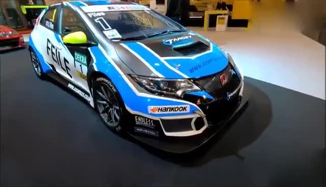 实拍本田思域TYPER-TCR赛车改装版