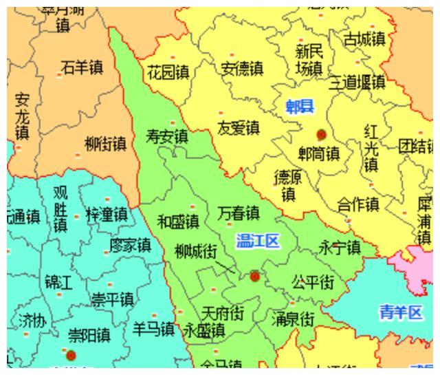 双流18镇温江6镇的变迁成都乡镇经济之人口工业统计