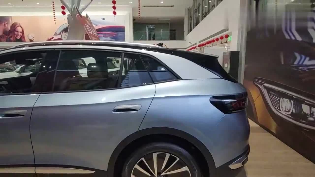 到店实拍大众ID.4X运动范儿十足，年轻人都会喜欢的纯电车？