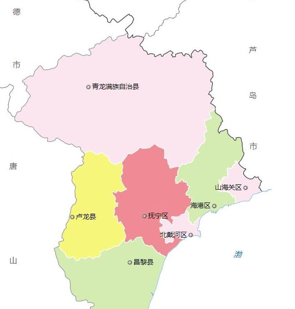 河北省的区划调整,11个地级市之一,秦皇岛为何有7个区县?