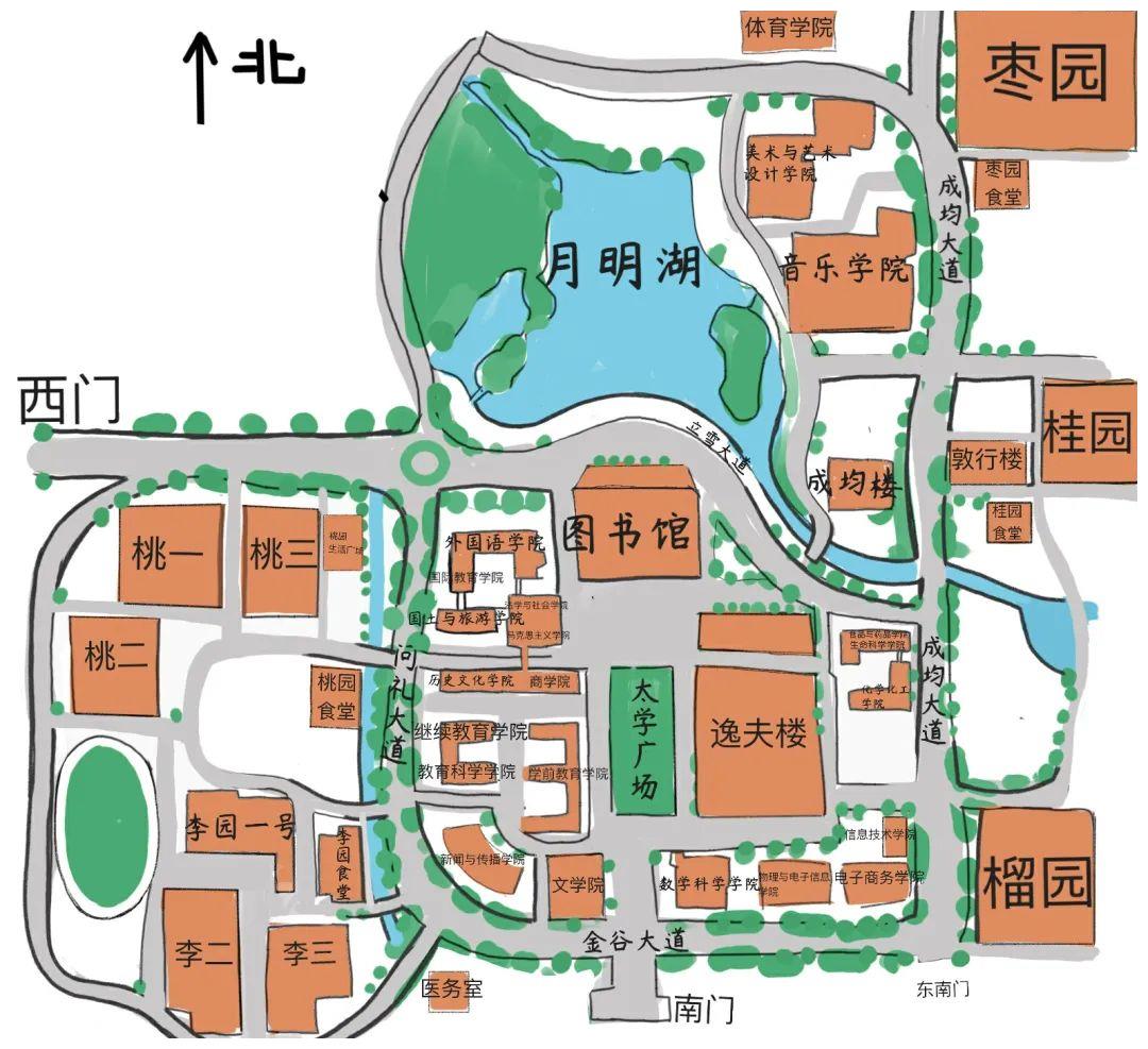 郑州工程技术学院党委宣传部郑州科技学院郑科校园如果没有一张地图做