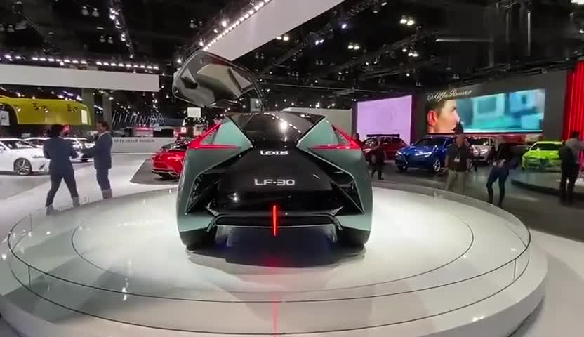 洛杉矶国际车展开幕雷克萨斯概念车好帅