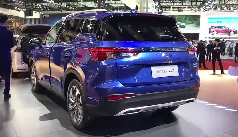 车展抢鲜看：广汽传祺GS4尾部，主流家族化设计，车身长度增加