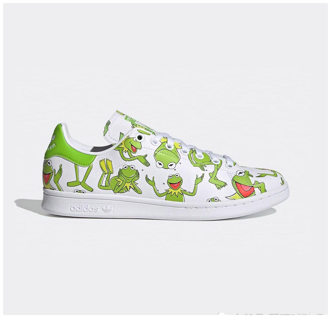 《芝麻街《大青蛙剧场-科米蛙:adidas stan smith primegreen'