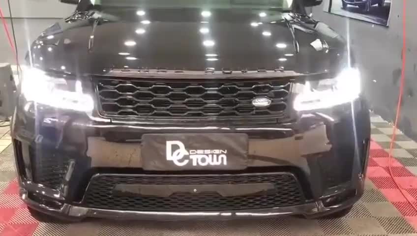 路虎养护，大灯贴膜