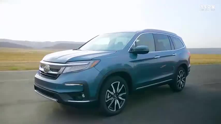 本田Pilot，很漂亮的家用SUV，外观、内饰和空间详细实拍