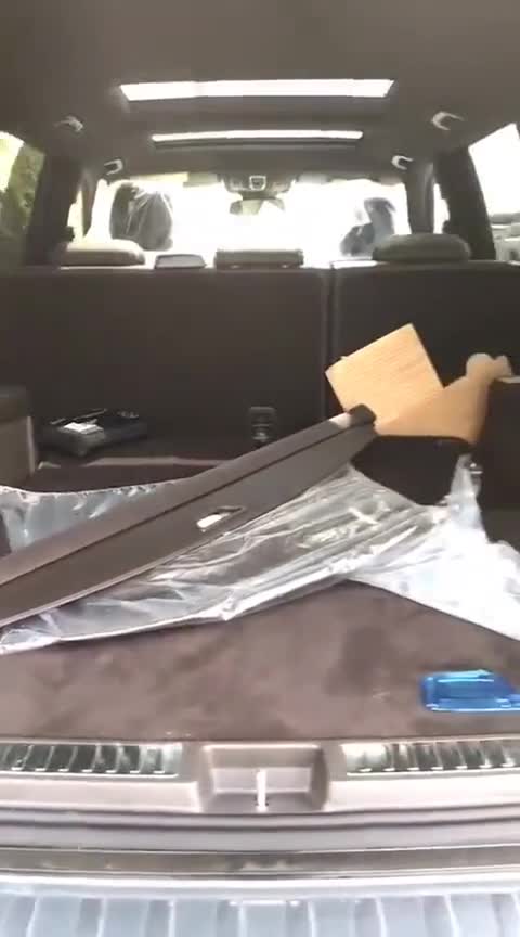 奔驰GLS450后备箱空间展示平行进口