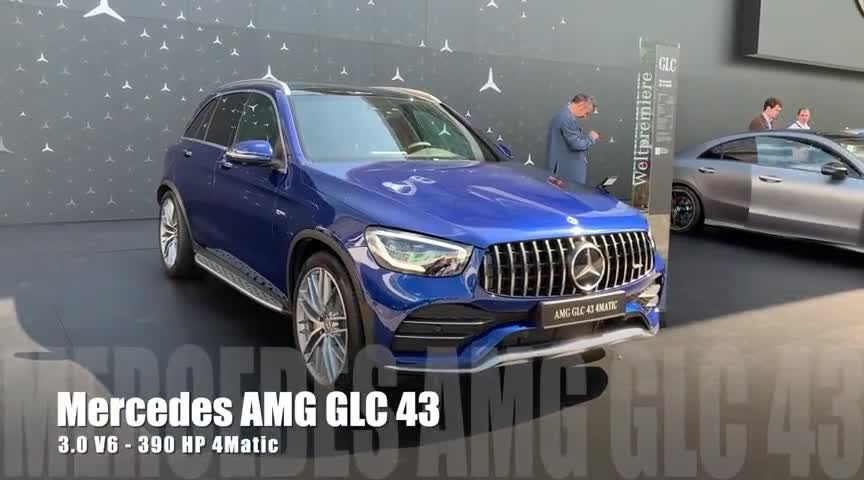 2020款奔驰GLC45到货，外观和内饰详细实拍