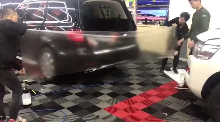 奔驰贴隐形车衣