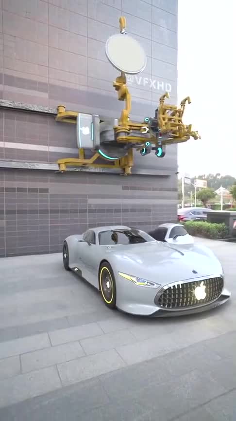 最新研制的汽车无线充电器，自动充电技术厉害