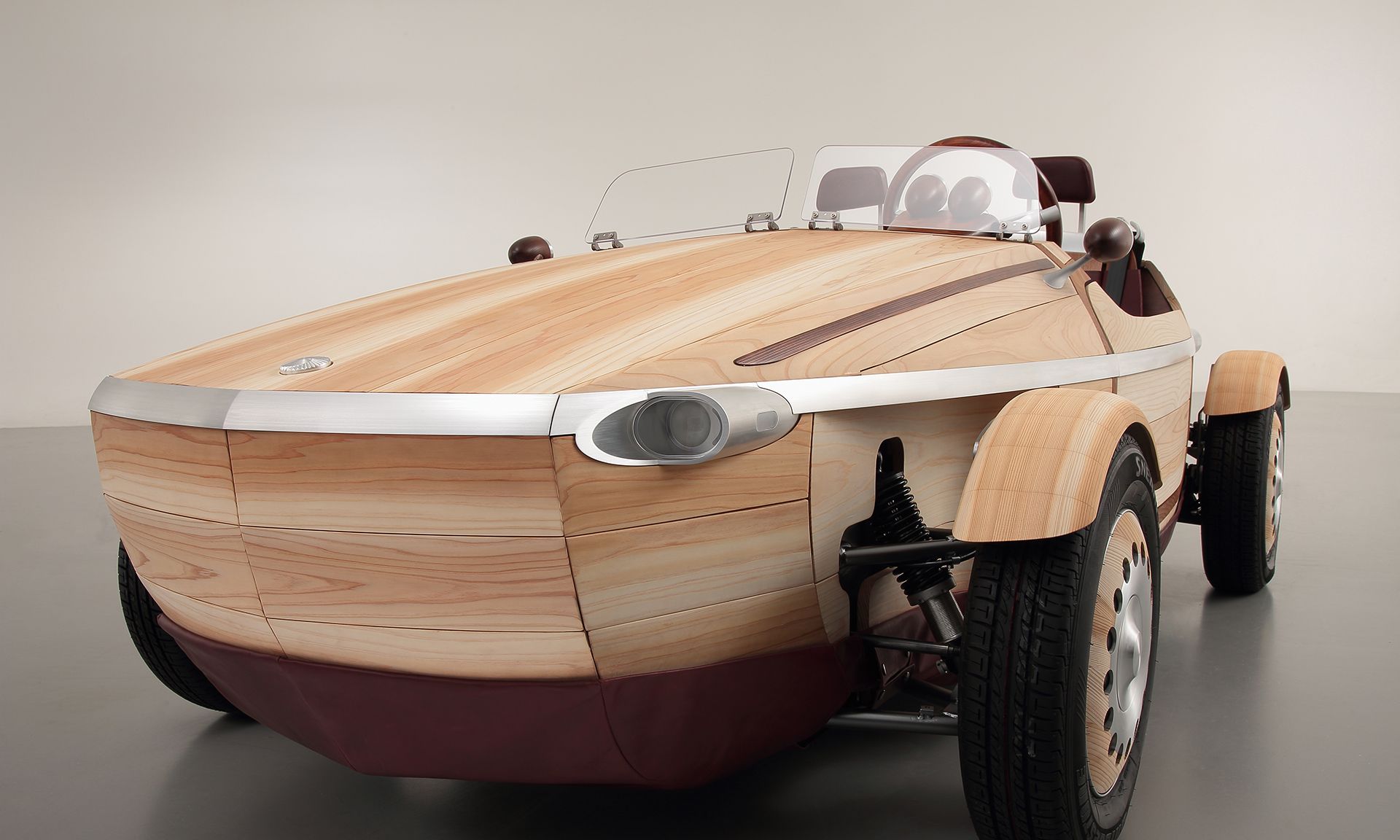 全球唯一一款全木质打造概念车 丰田Setsuna