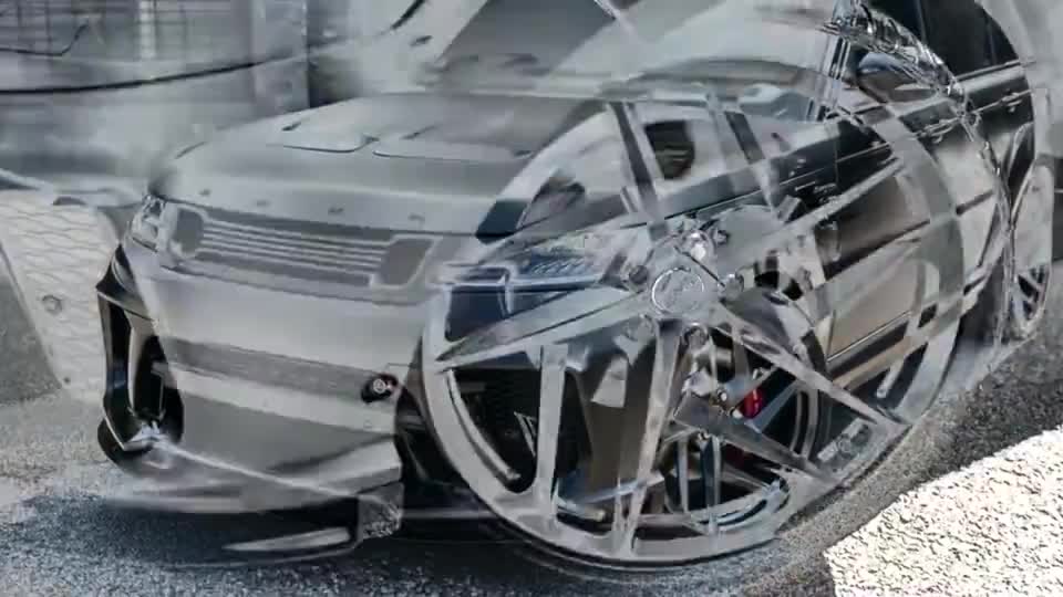 Kahn改新款路虎揽运，外观颜色很是不一般