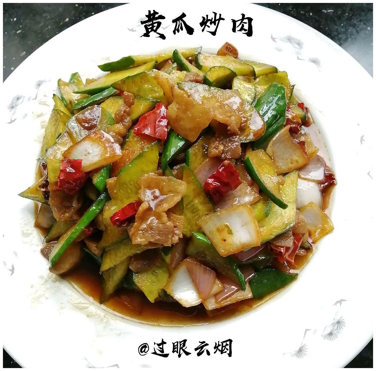 黄瓜炒肉的做法