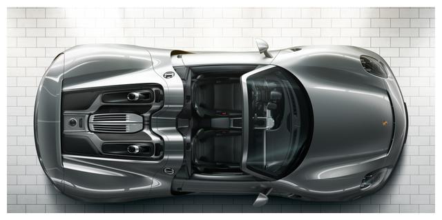 保时捷918 Spyder:首款搭载三驱动单元的超级跑车