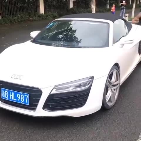 实拍奥迪R8外观及内饰展示