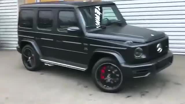 高清实拍2021款奔驰G63，实车太霸气了