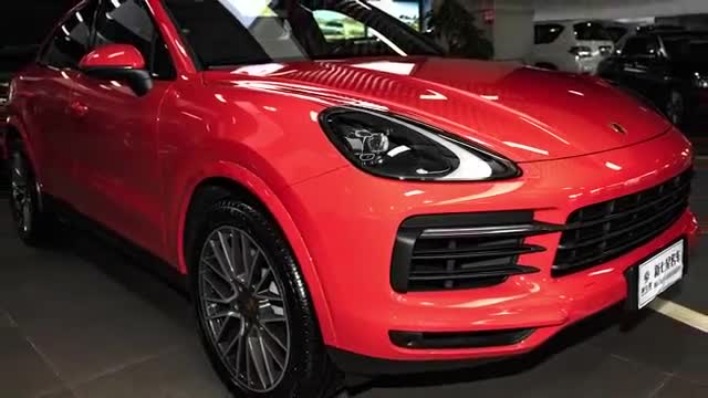 20款保时捷卡宴coupe现车实拍外观溜背设计时尚动感