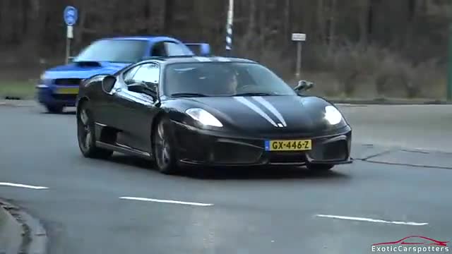 海外跑车实拍欣赏，法拉利430的