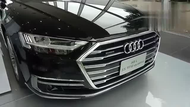 全新奥迪A8L到店实拍，看到外观和